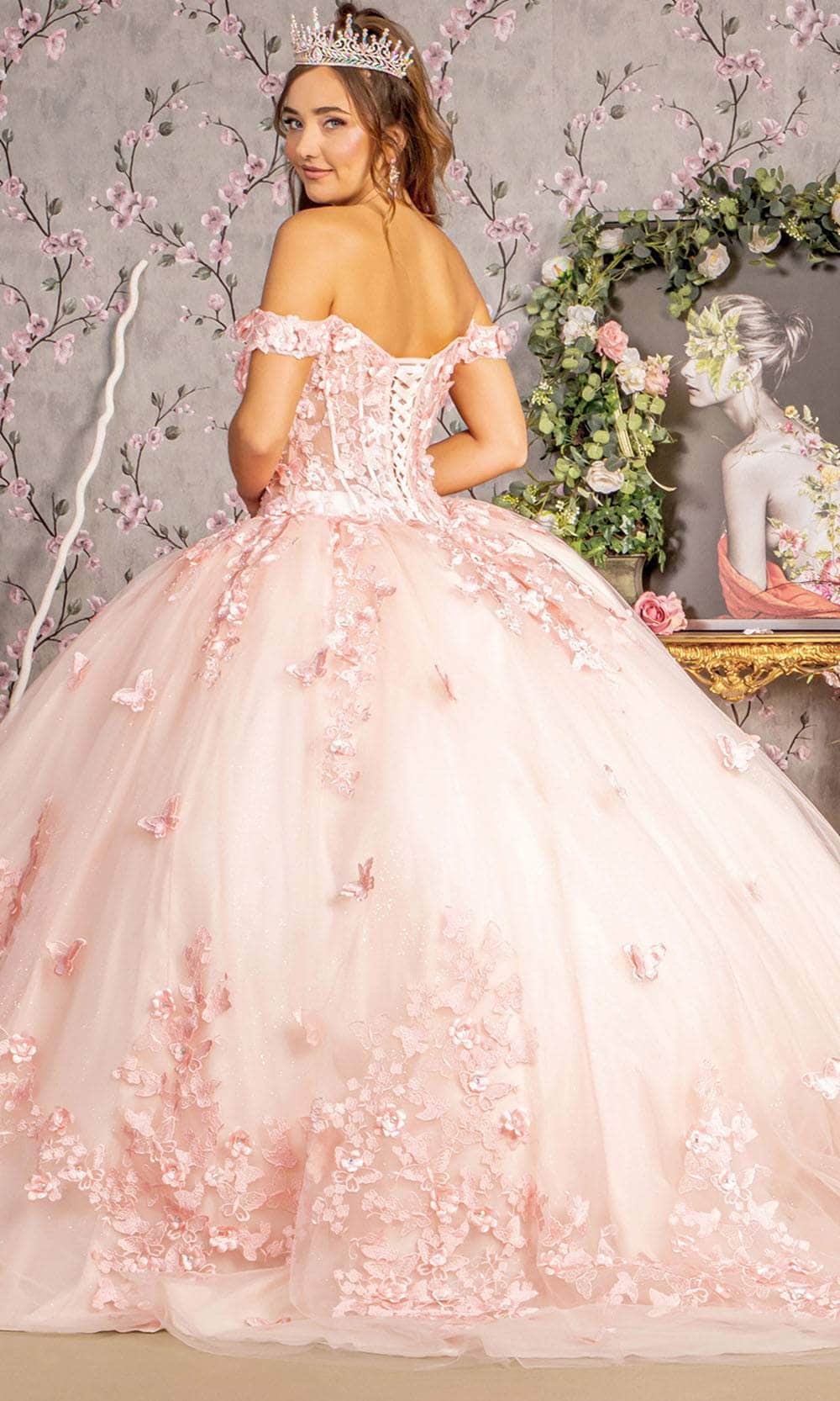 GLS by Gloria GL3301 - Off-Shoulder Sweetheart Ballgown Ball Gowns