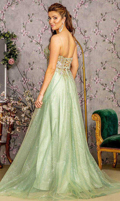 GLS by Gloria GL3377 - Corset Bodice A-Line Gown Prom Dresses