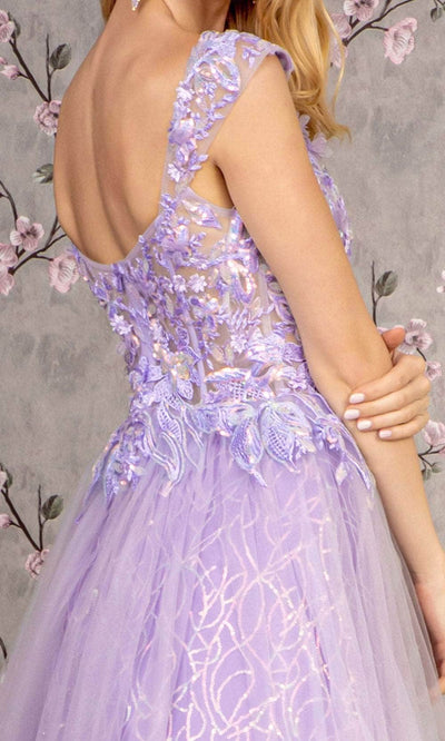 GLS by Gloria GL3398 - Sleeveless Embroidered Gown Prom Dresses