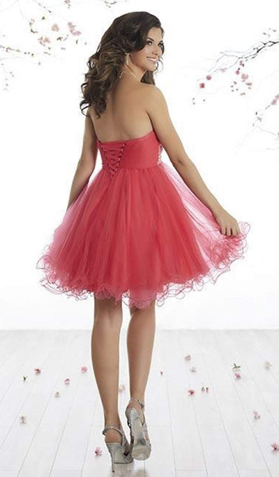 Damas - 52421 Beaded Sweetheart Tulle A-line Dress Special Occasion Dress