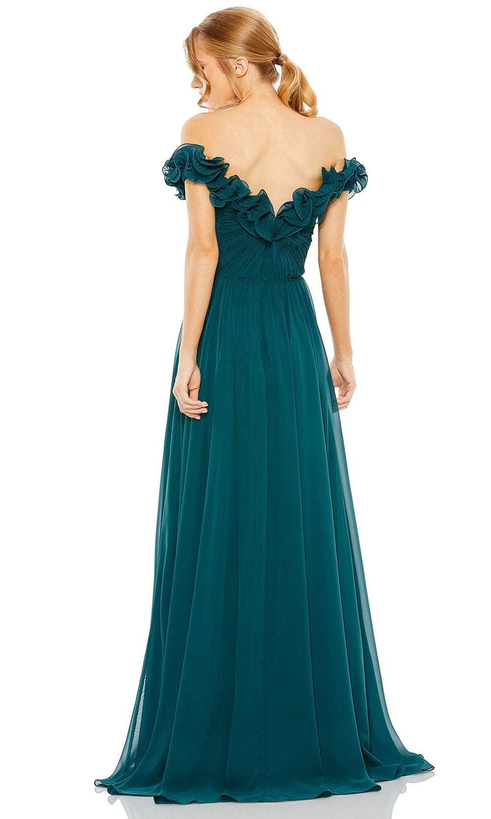Ieena Duggal 11591 - Ruched A-Line Evening Gown Evening Dresses