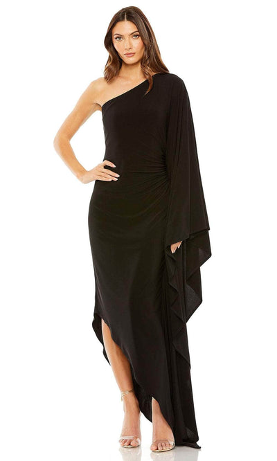 Ieena Duggal 20673 - One Shoulder Dress XS /  Black