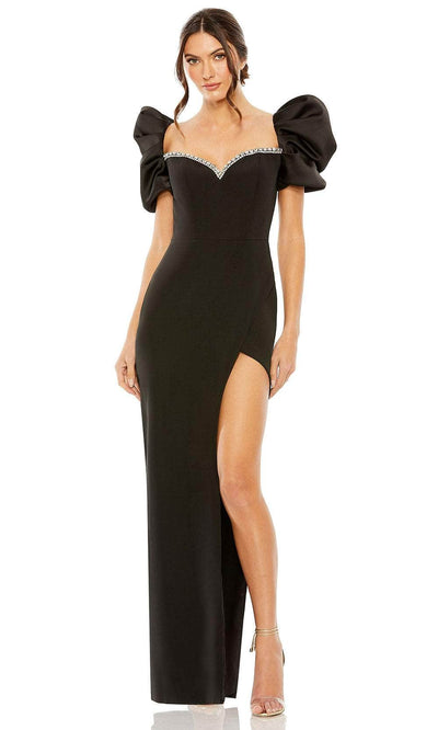 Ieena Duggal 20687 - Rhinestone Sweetheart Evening Gown Evening Dresses 2 / Black