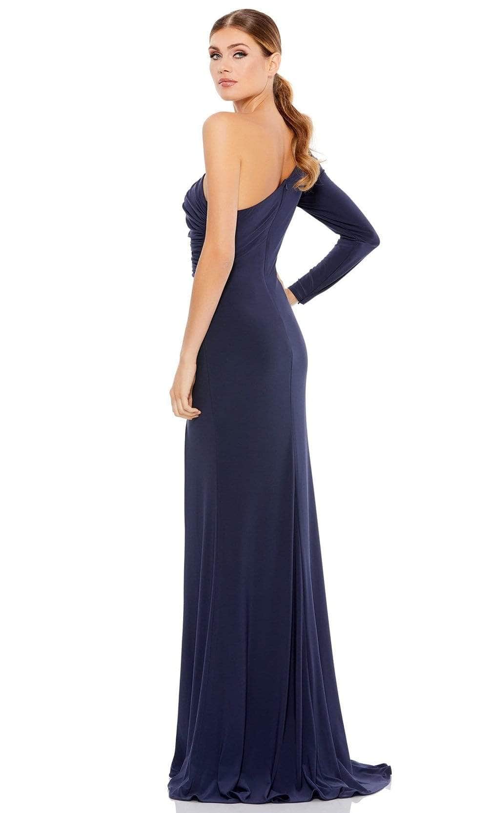 Ieena Duggal - 26505 One-Shoulder Fitted Long Dress Evening Dresses
