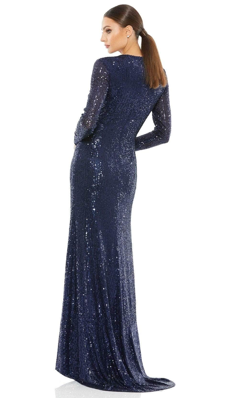 Ieena Duggal - 26552I Sequined Gown Evening Dresses