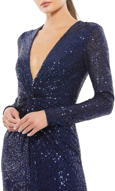 Ieena Duggal - 26552I Sequined Gown Evening Dresses