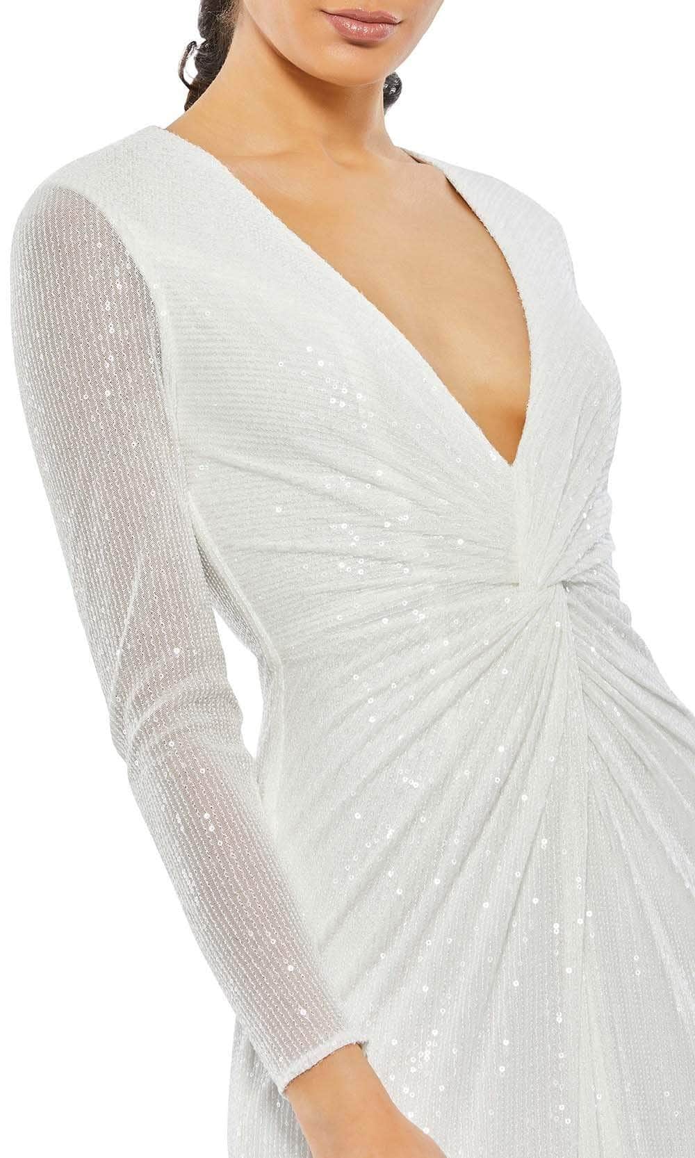 Ieena Duggal - 26552I Sequined Gown Evening Dresses