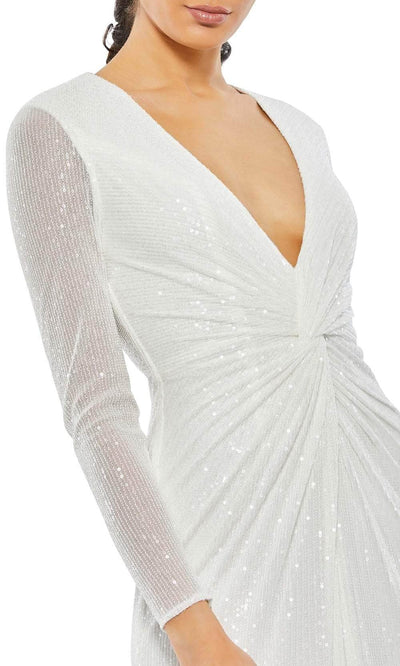 Ieena Duggal - 26552I Sequined Gown Evening Dresses