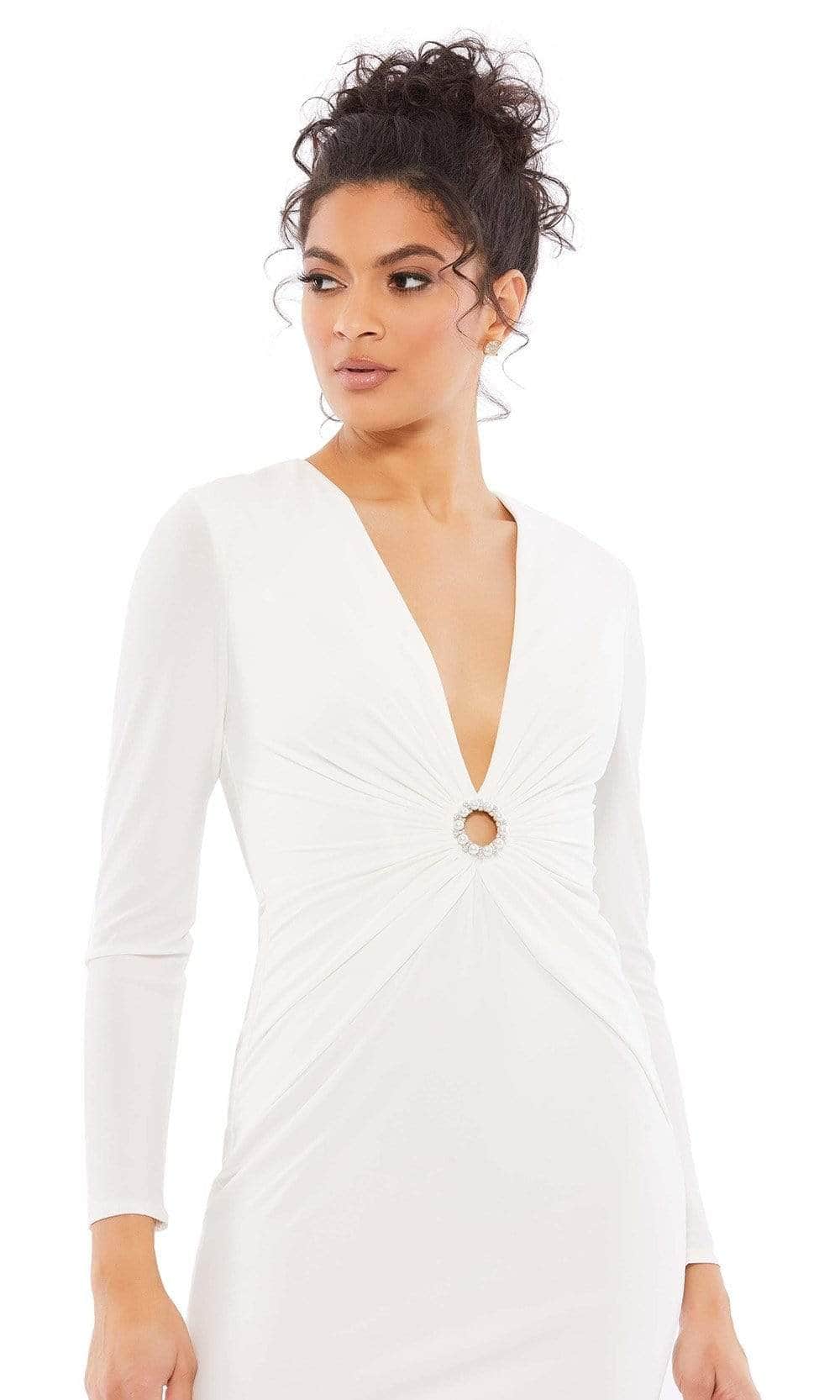 Ieena Duggal - 26556I Embellished Dress Cocktail Dresses
