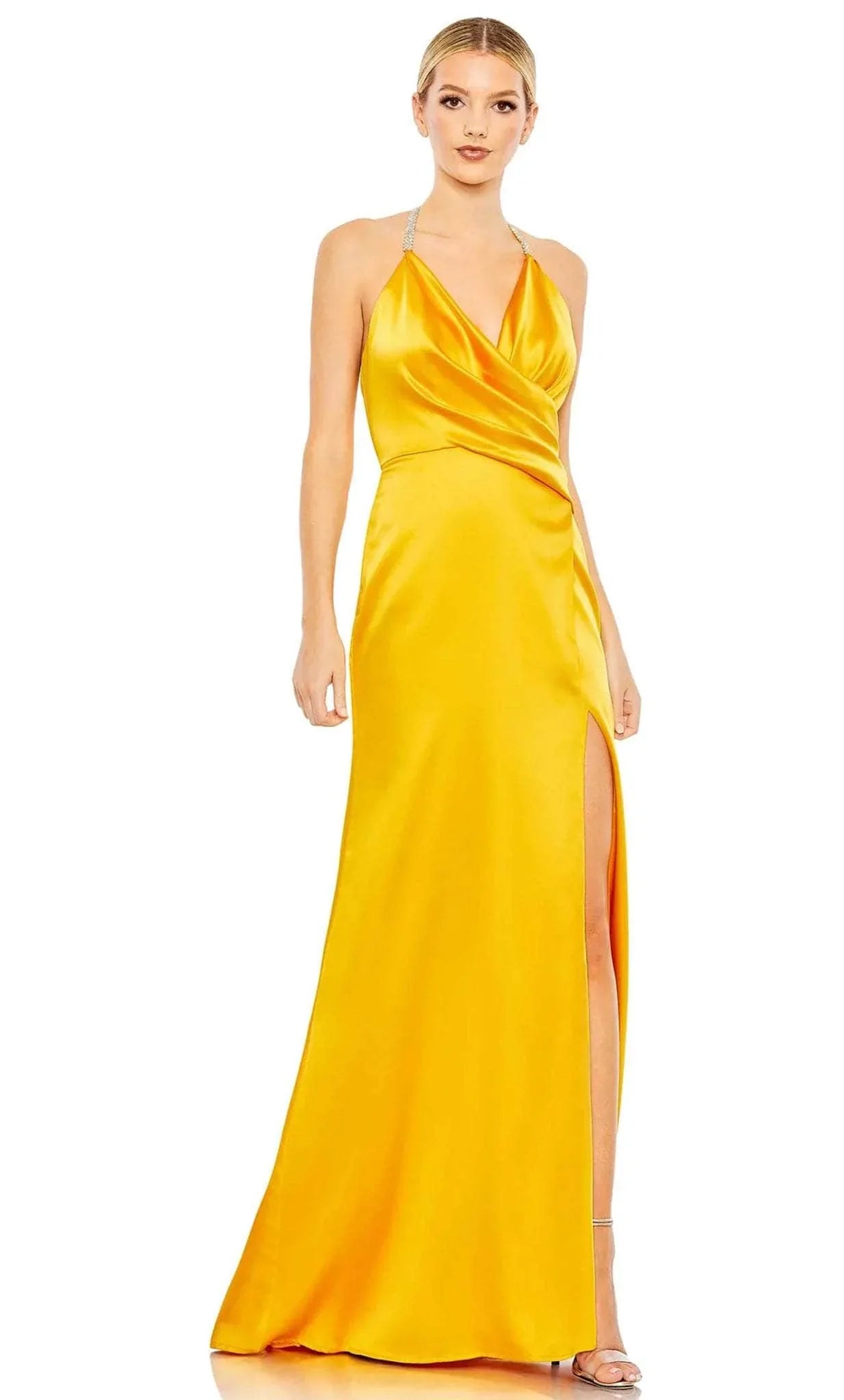 Ieena Duggal 26894 - V-neck Dress
