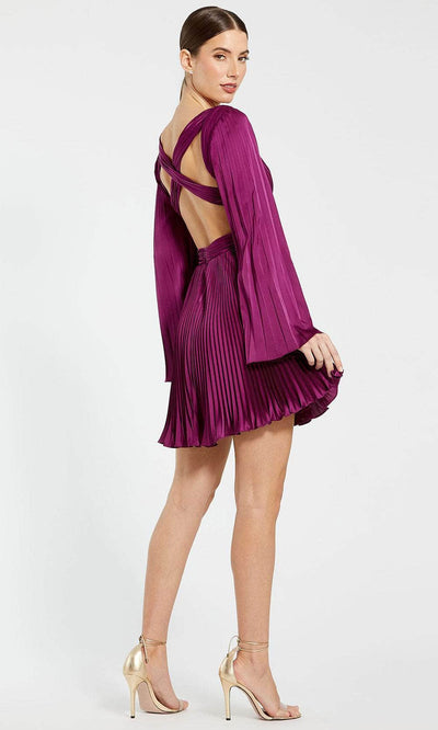 Ieena Duggal 27379 - Pleated Cut Outs Cocktail Dress Cocktail Dresses