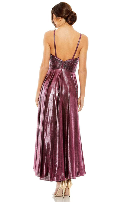 Ieena Duggal 30761 - Pleated Metallic Prom Gown Prom Dresses