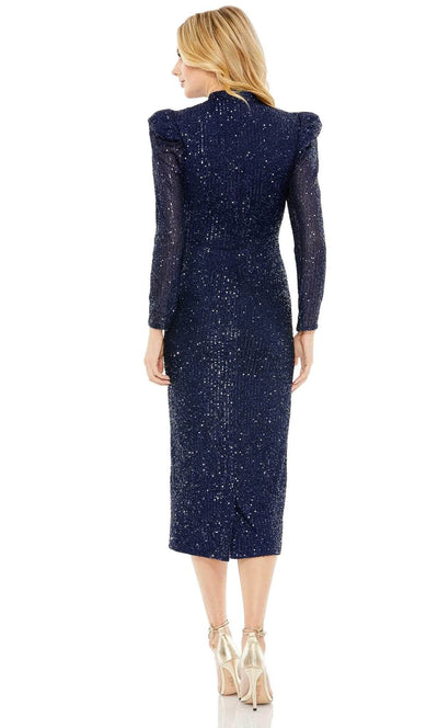 Ieena Duggal 42020 - Puffed Sleeve Dress
