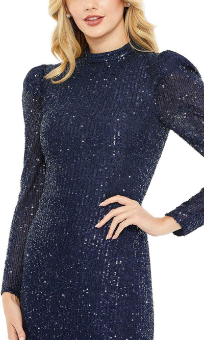 Ieena Duggal 42020 - Puffed Sleeve Dress