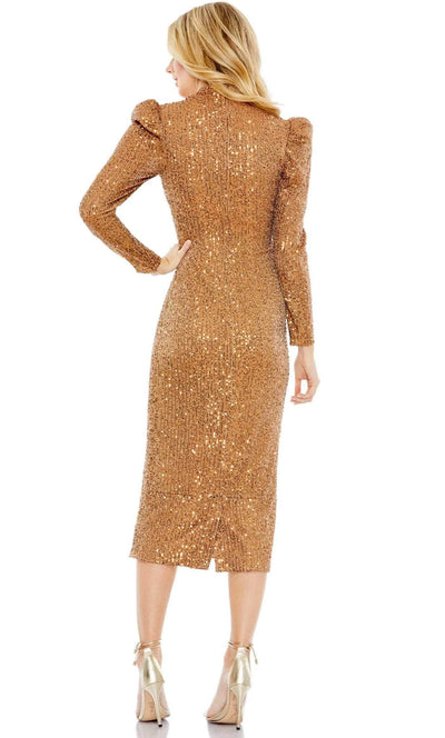 Ieena Duggal 42020 - Puffed Sleeve Dress