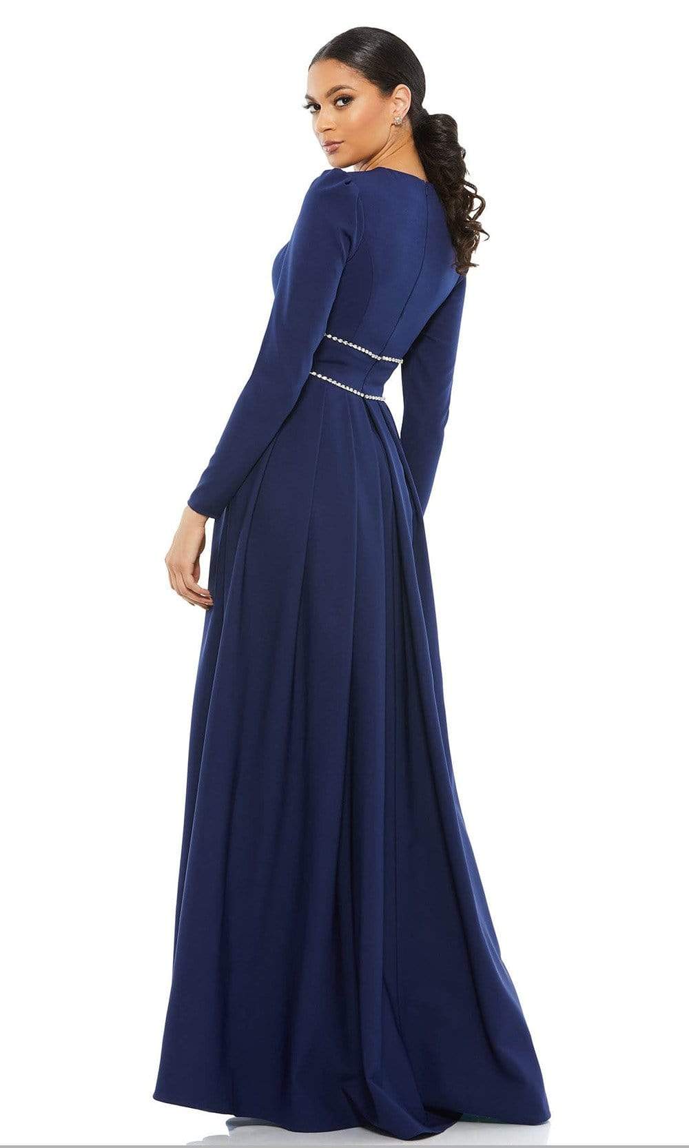 Ieena Duggal - 55705 Long Sleeve Jeweled A-Line Dress Mother of the Bride Dresses