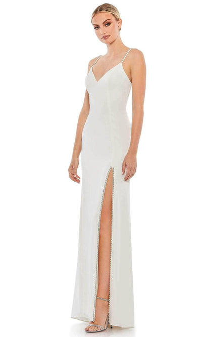 Ieena Duggal 55706 - Sleeveless Sweetheart Formal Gown | ADASA Evening Dresses 0 / White
