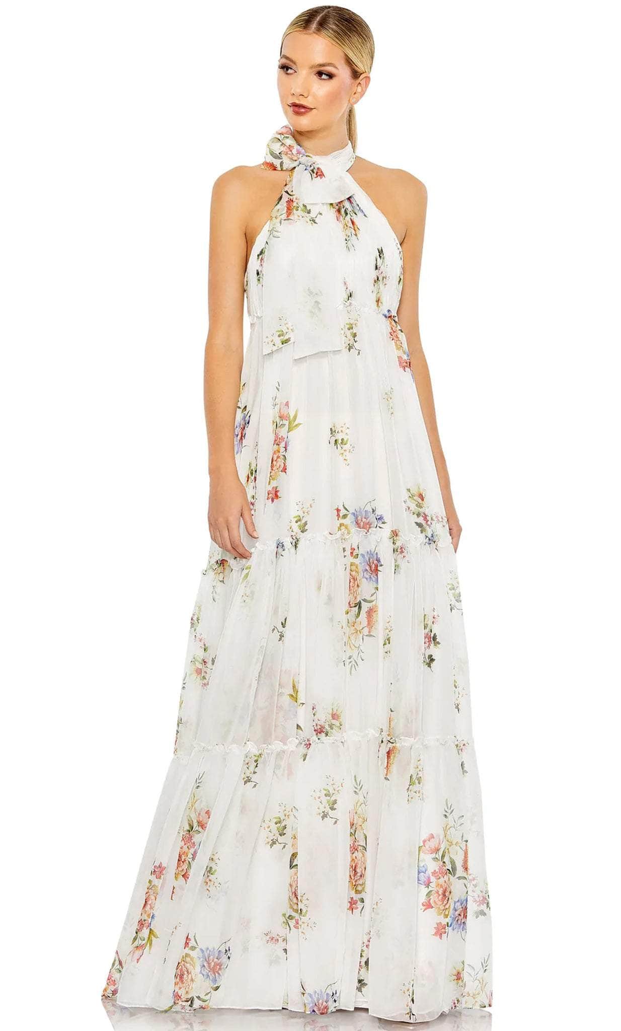 Ieena Duggal 55814 - Halter Neck Dress