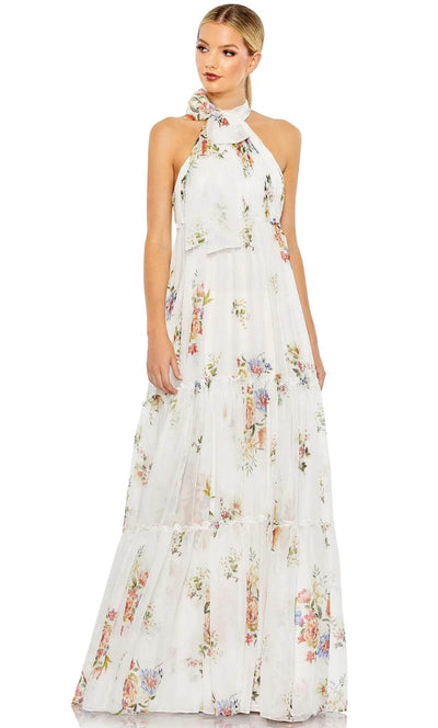 Ieena Duggal 55814 - Halter Neck Dress