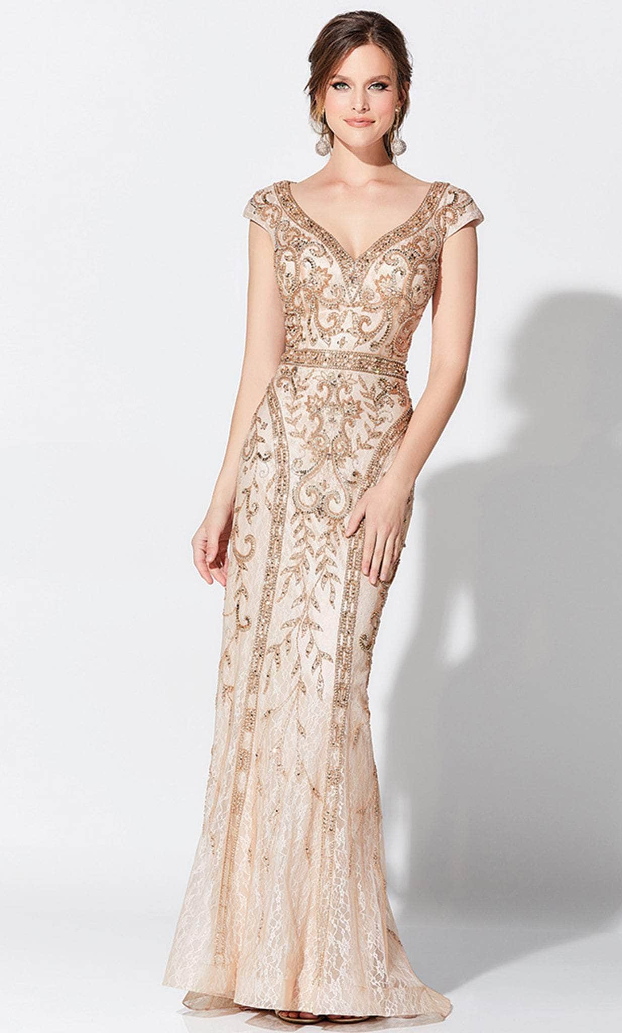 Ivonne D 119D42W - Cap Sleeve Dress