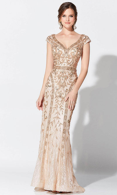 Ivonne D 119D42W - Cap Sleeve Dress
