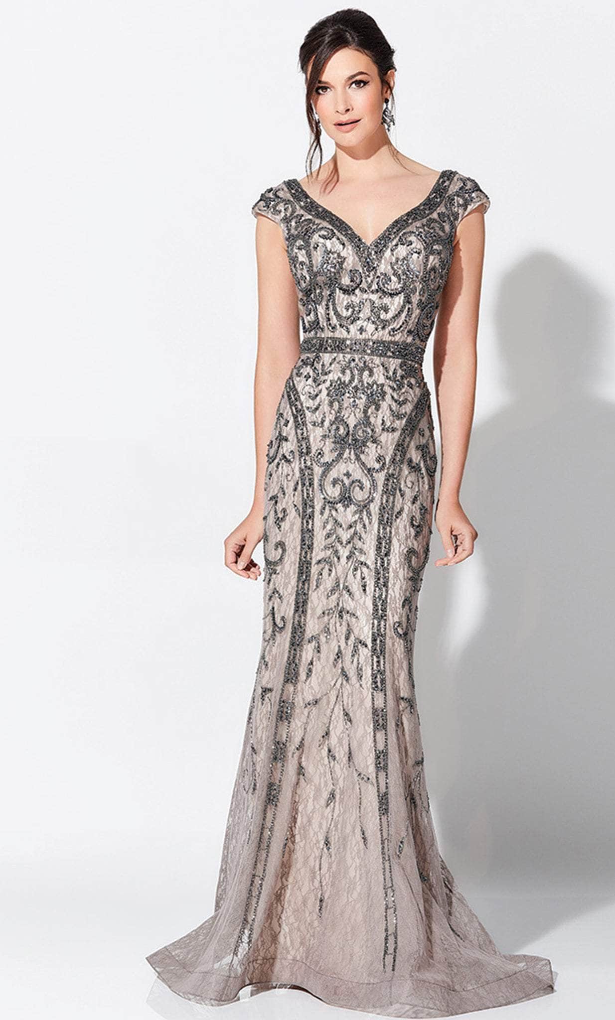 Ivonne D 119D42W - Cap Sleeve Dress