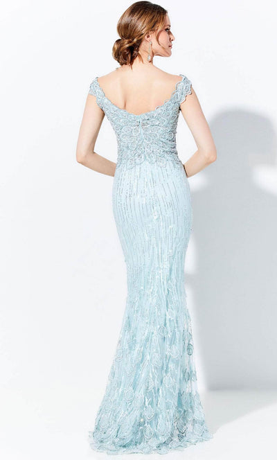 Ivonne D 120D09W - Embroidered Gown
