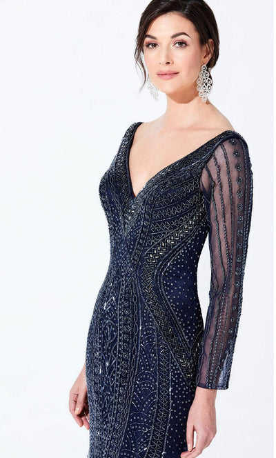 Ivonne D 220D33 - Beaded Gown