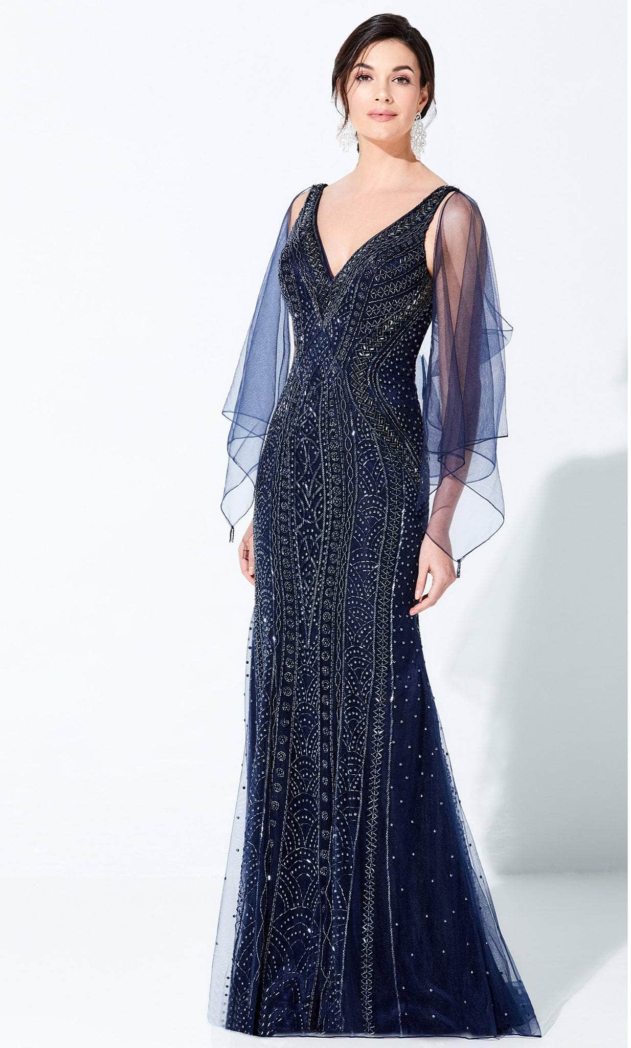 Ivonne D 220D33 - Beaded Gown