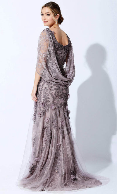 Ivonne D 221D41W - Beaded Lace Gown
