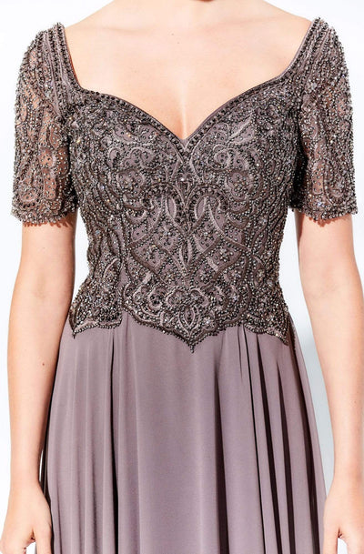 Ivonne D by Mon Cheri - 120D04W Beaded Long A-Line Dress Mother of the Bride Dresses
