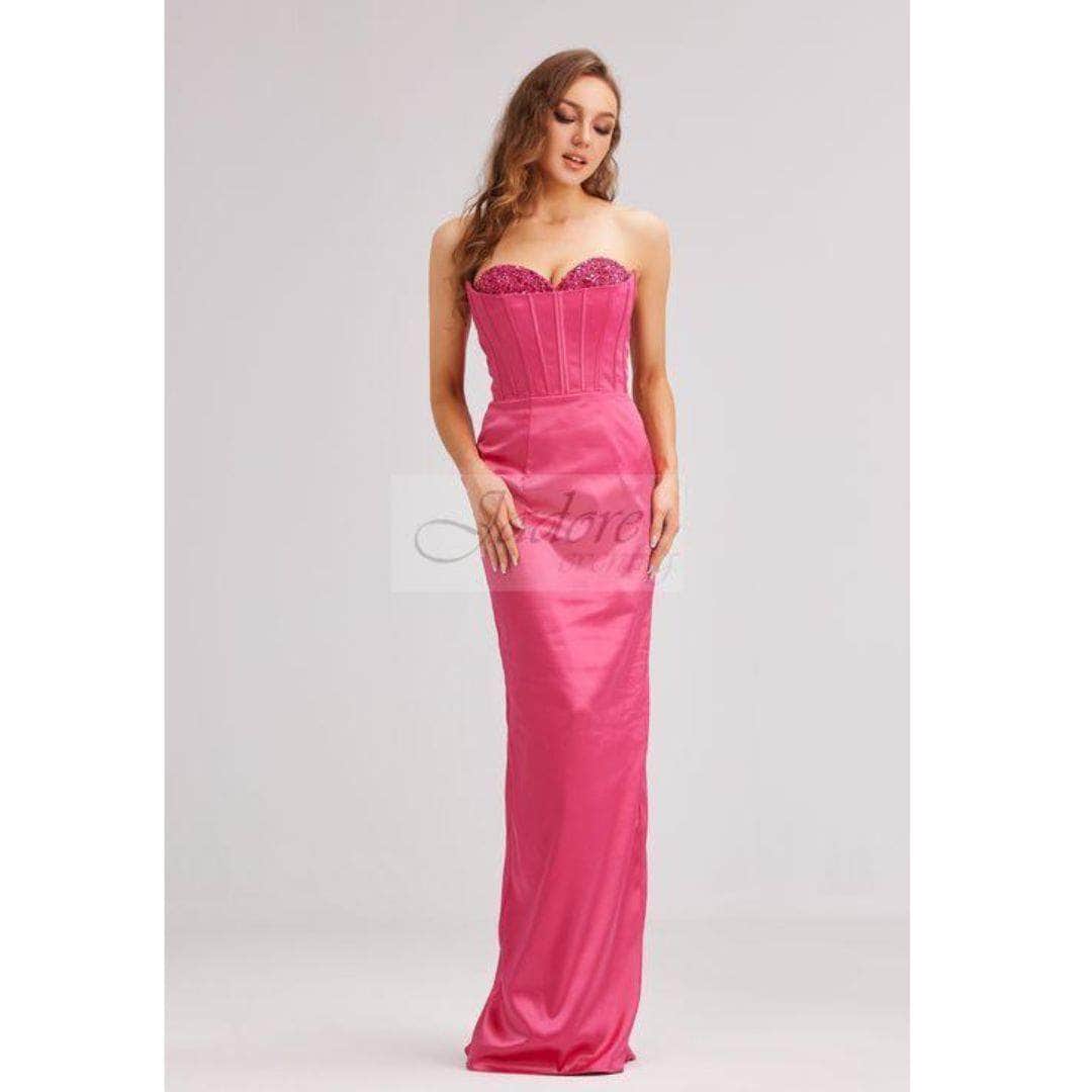 J'Adore Dresses J23011 - Strapless Corset Gown Special Occasion Dresses