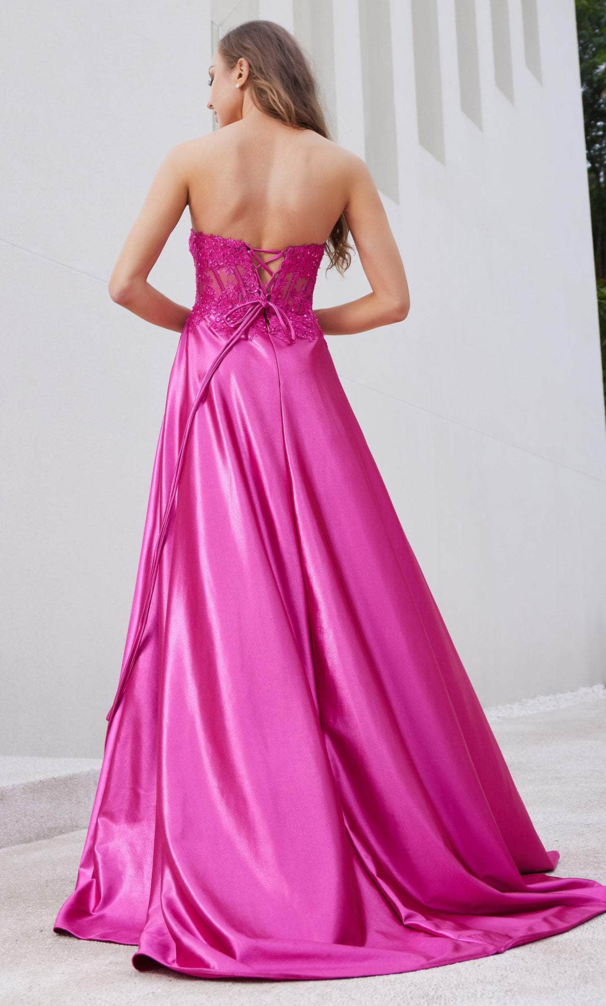 J'Adore Dresses J23025 - Ornate Corset Evening Dress Special Occasion Dress