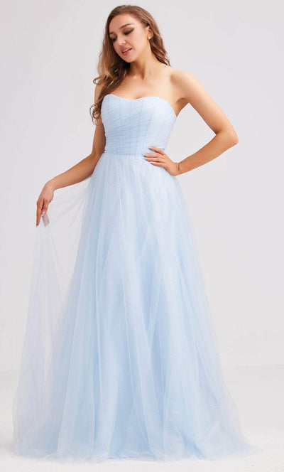 J'Adore Dresses J23038 - Sweetheart Tulle Evening Dress Special Occasion Dress 2 / Dove