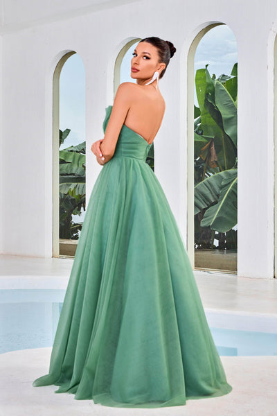 J'Adore Dresses J24003 - Tulle A-Line Prom Dress Special Occasion Dresses