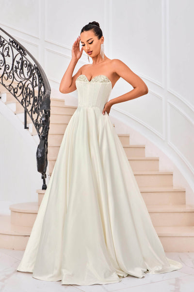J'Adore Dresses J24006 - Peekaboo Sweetheart Prom Dress Special Occasion Dresses