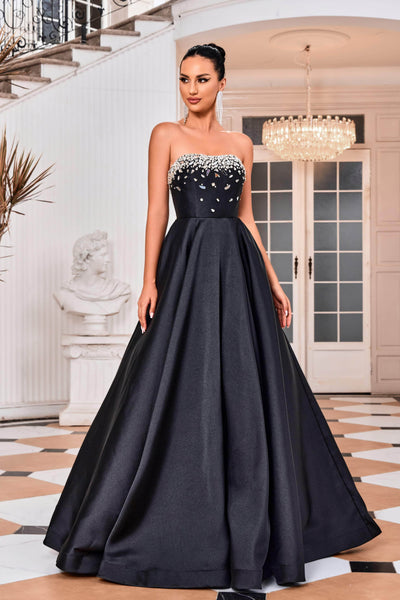 J'Adore Dresses J24009 - Embellished A-Line Prom Dress Special Occasion Dresses