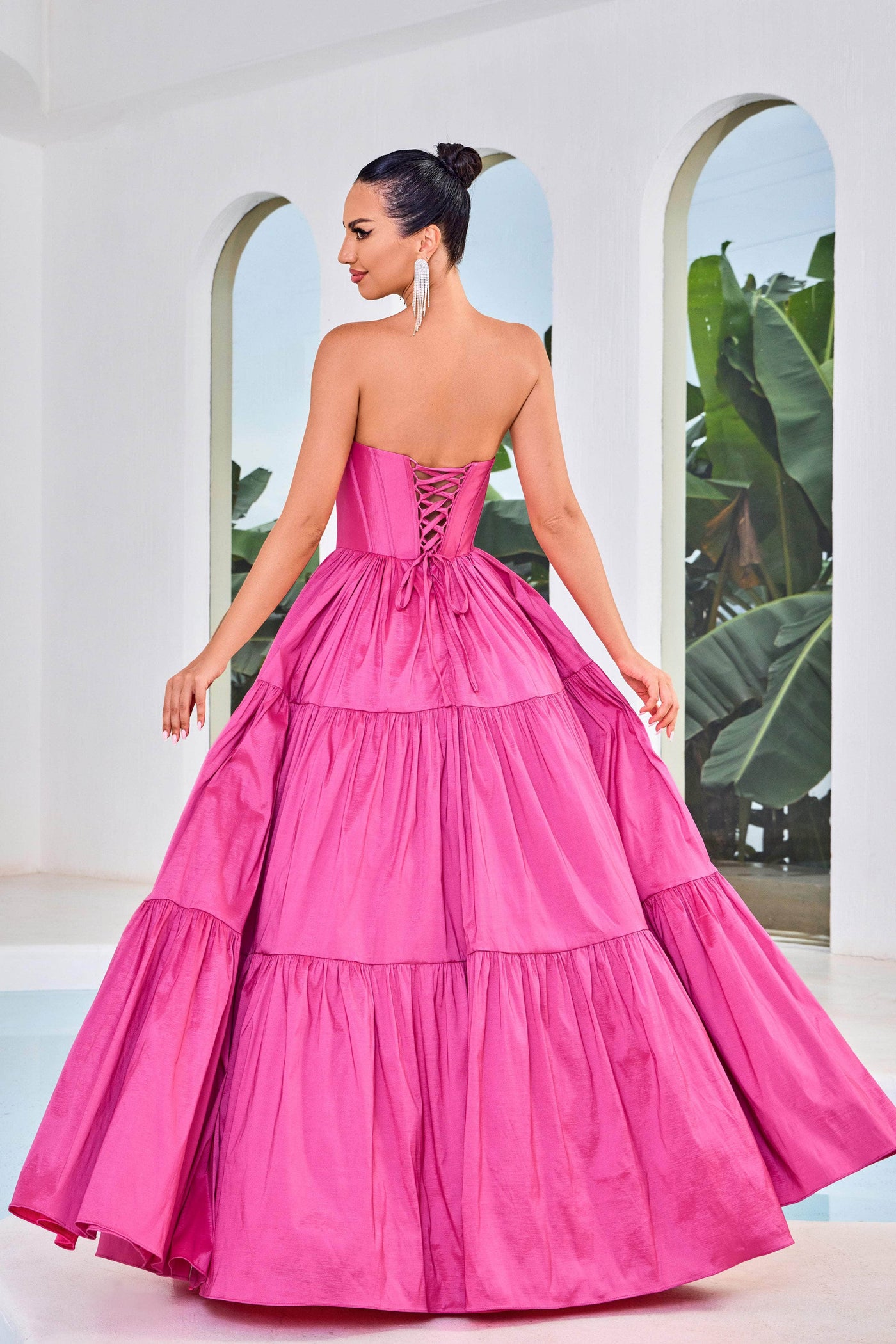J'Adore Dresses J24011 - A-Line Taffeta Prom Dress Special Occasion Dresses