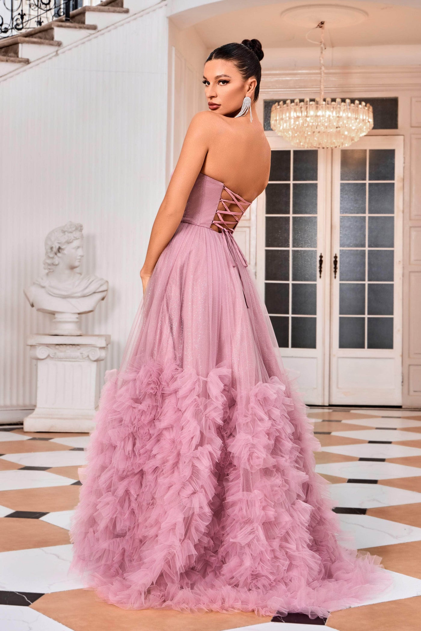 J'Adore Dresses J24012 - Sweetheart Bustier Prom Dress Special Occasion Dresses