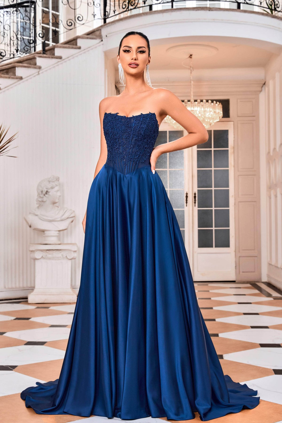 adore bridesmaid dresses Adore Sheath/Column Stretch Satin Bridesmaid Dress
