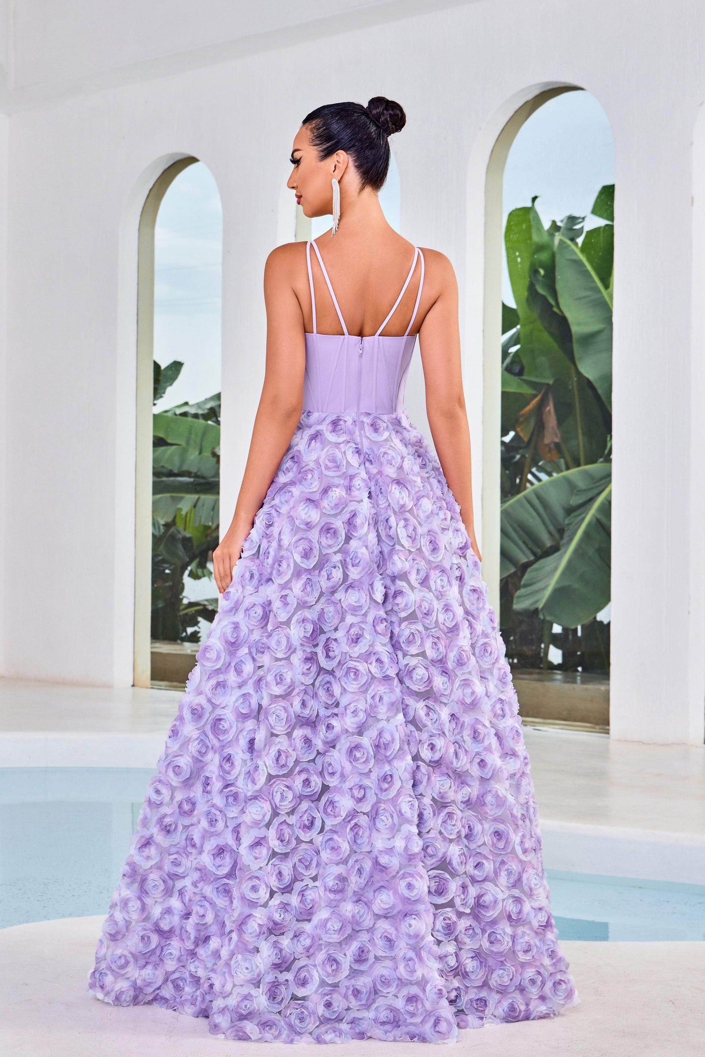 J'Adore Dresses J24027 - Shirred Bustier Prom Dress Special Occasion Dresses