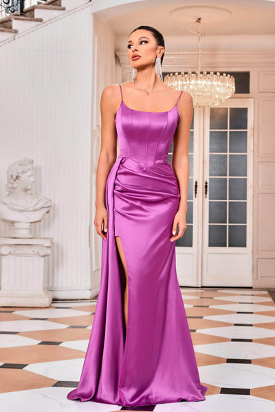 J'Adore Dresses J24036 - Satin Corset Prom Dress Special Occasion Dresses