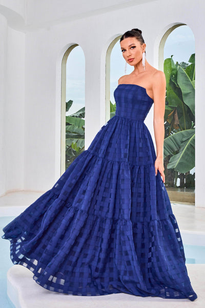 J'Adore Dresses J24048 - Straight Across Evening Gown Special Occasion Dresses