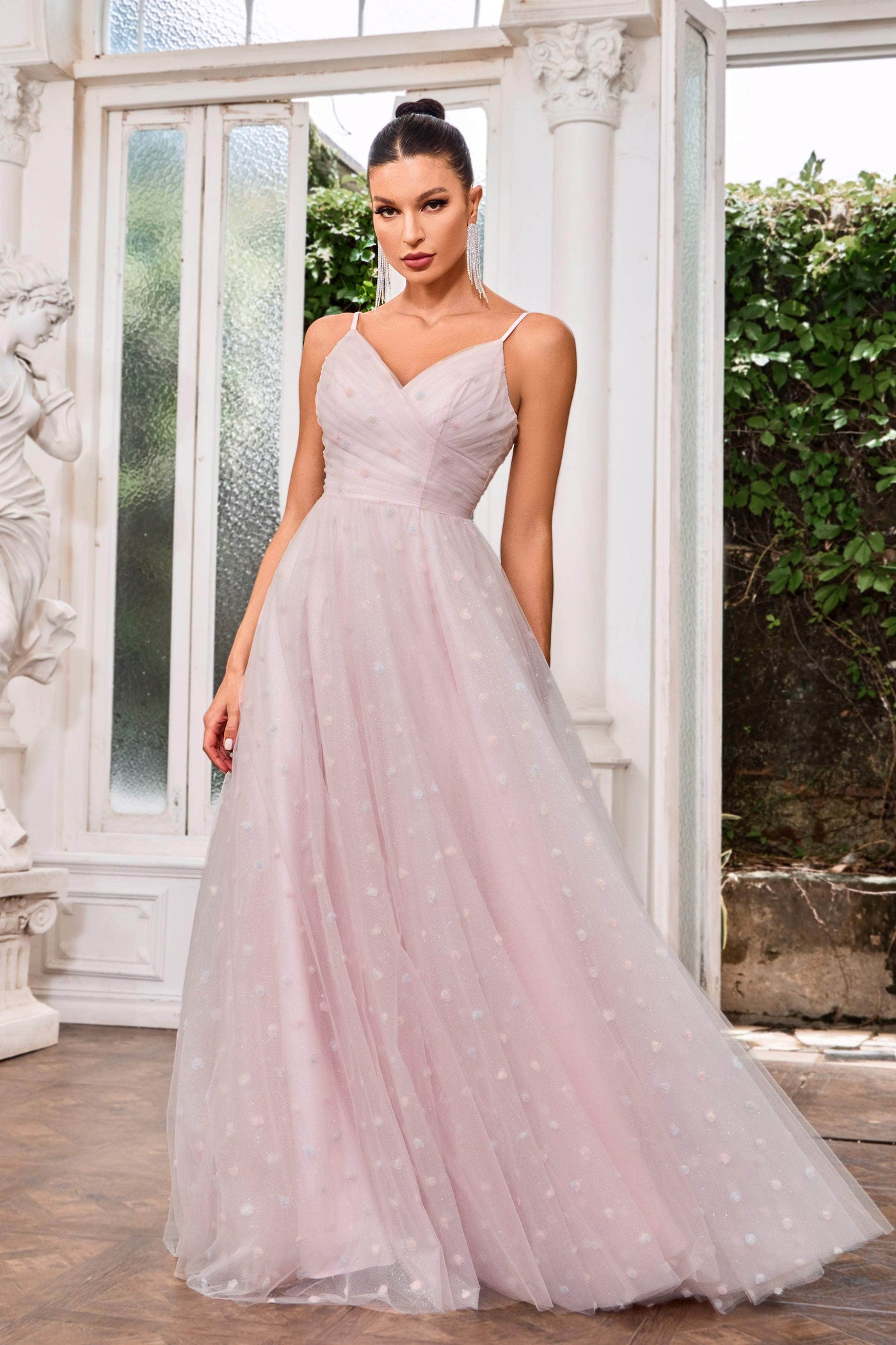 J'Adore Dresses J24049 - Sleeveless Appliqued Evening Gown Special Occasion Dresses