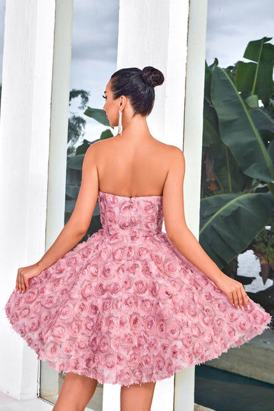 J'Adore Dresses J24083 - Sweetheart Floral Cocktail Dress Special Occasion Dresses
