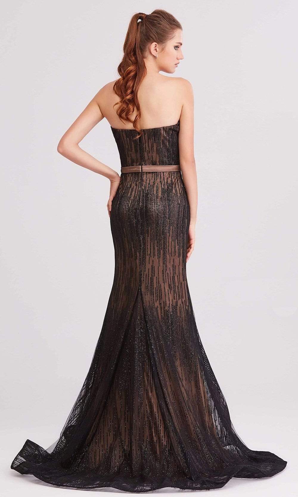 J'Adore - J15001 Sweetheart Glitter Tulle Trumpet Dress Evening Dresses