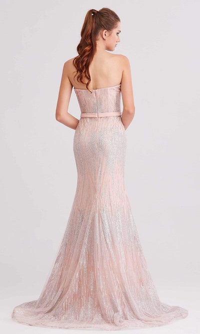 J'Adore - J15001 Sweetheart Glitter Tulle Trumpet Dress Evening Dresses