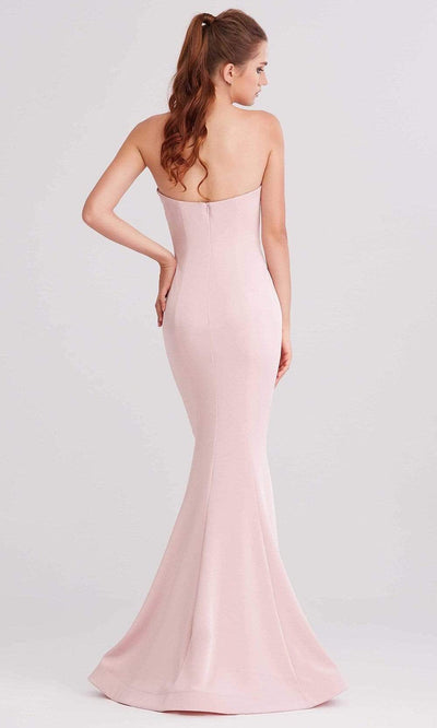 J'Adore - J15009 Strapless Straight Neck Mermaid Dress With Slit Evening Dresses