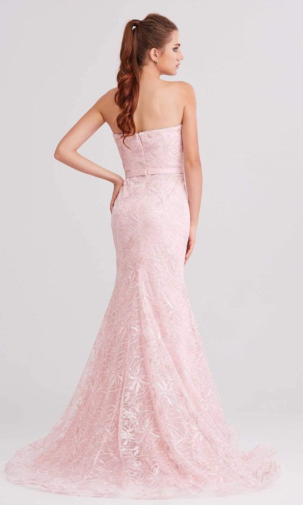 J'Adore - J15012 Beaded Lace Sweetheart Mermaid Dress Evening Dresses