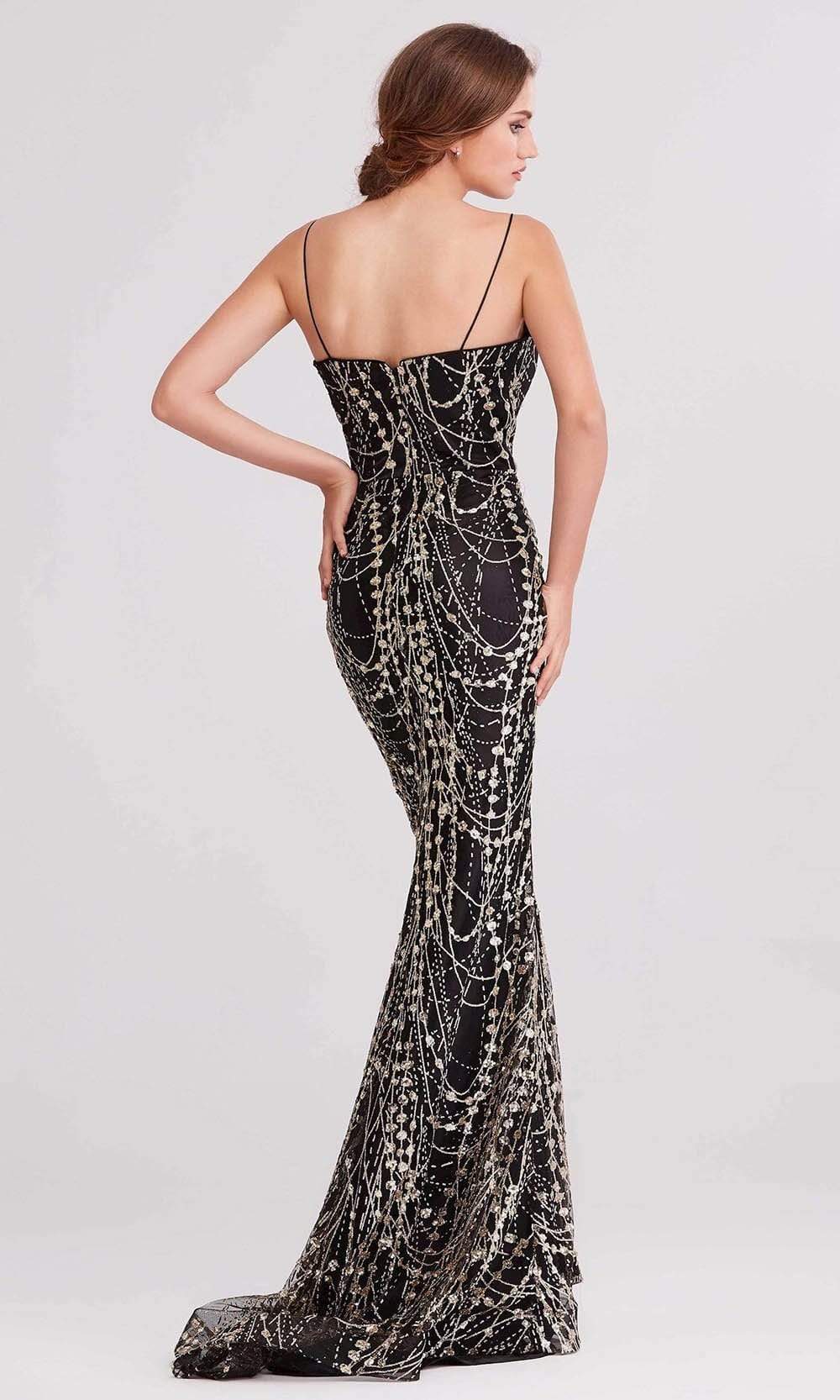 J'Adore Dresses - Sleeveless Glitter Tulle Mermaid Dress J15024SC